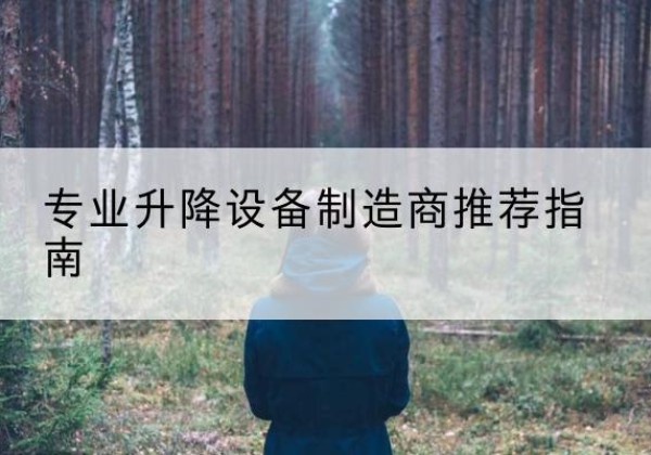 扬中电动剪叉升降平台厂家-专业升降设备制造商推荐指南